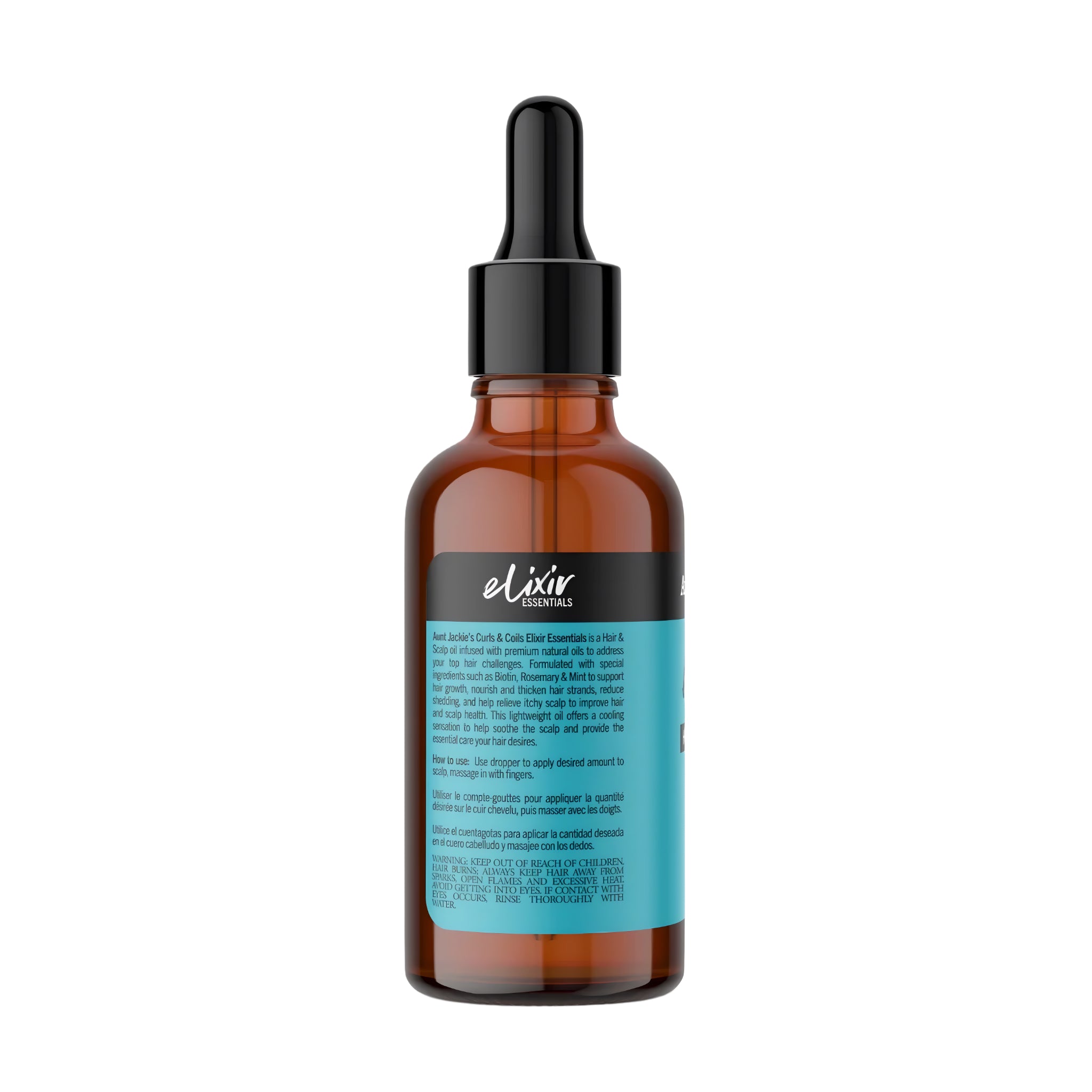 Aunt Jackie's (Elixir Essentials) Biotin, Rosemary Mint & Scalp Oil