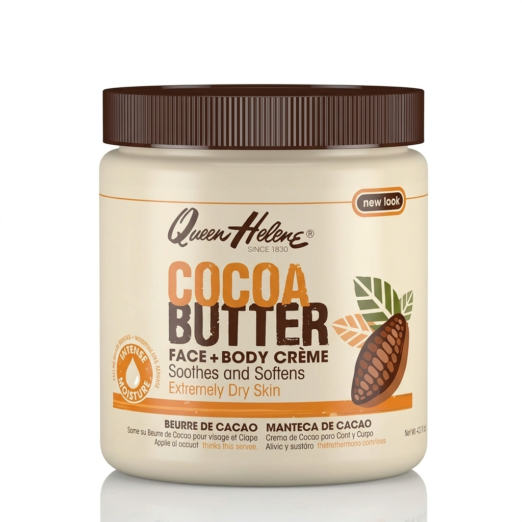 Cocoa Butter Face+Body Cream Jar