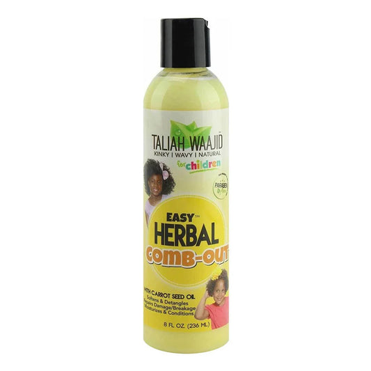 Children Kinky Wavy Natural Easy Herbal Comb Out