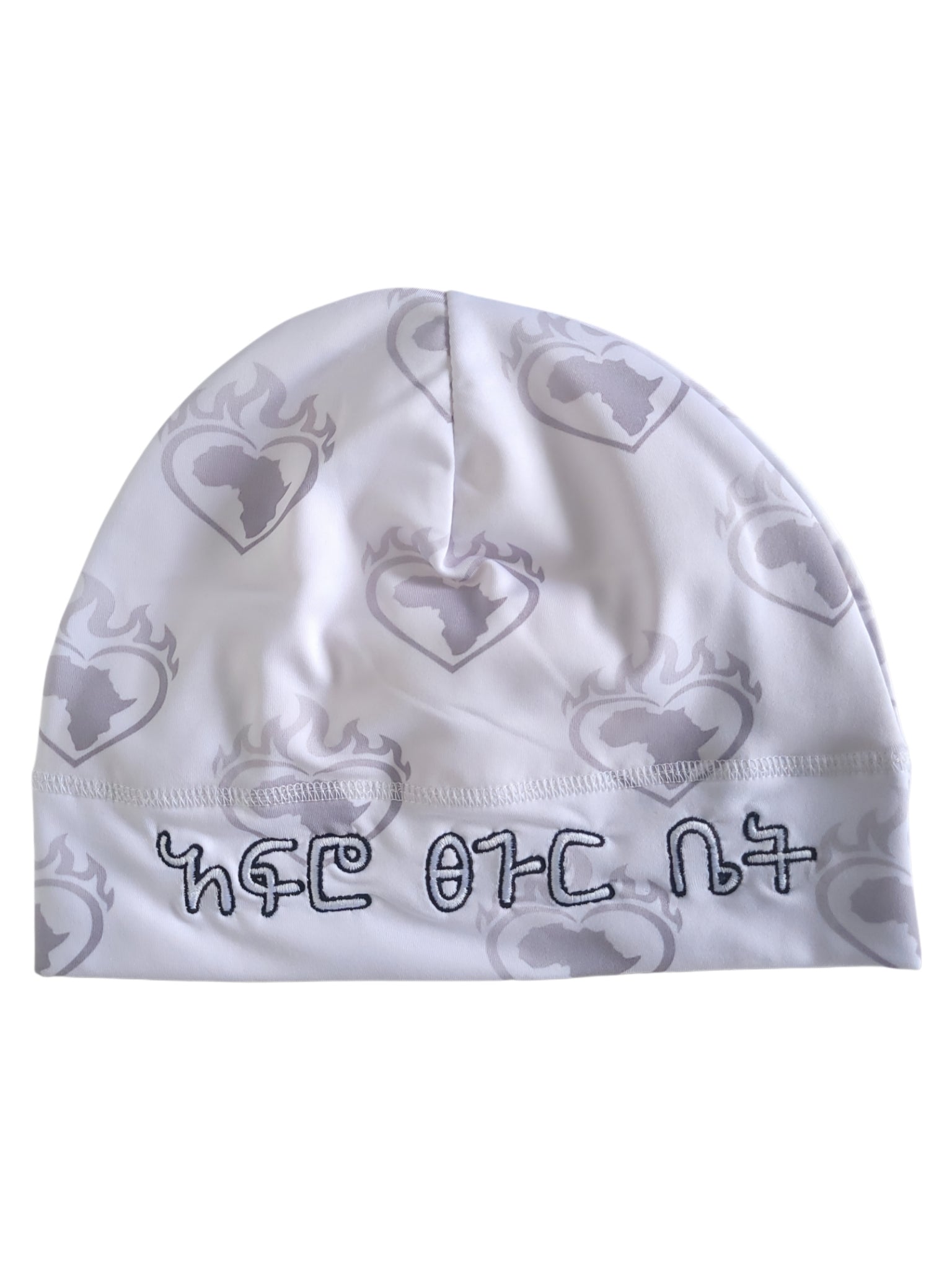 Afro Hearts (White)